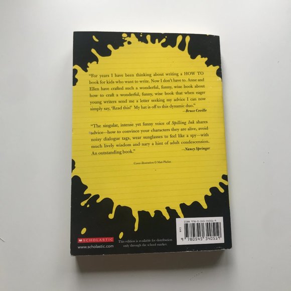 🛍️ 2 For $15 🛍️ Spilling Ink: A Young Writer's Handbook Paperback Book - Picture 5 of 10